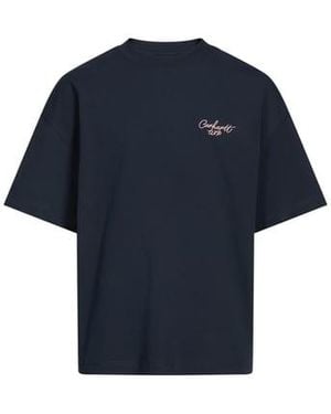Carhartt T-Shirt Ample En Coton - Bleu