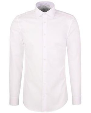 Seidensticker Chemise En Coton - Blanc