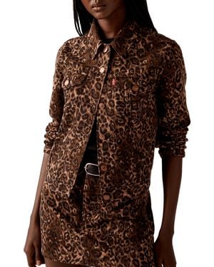 Levi's Veste courte en jean - Marron