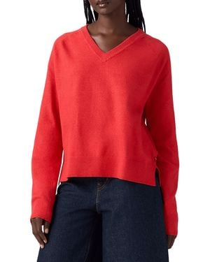 Levi's Pull à rayures - Rouge