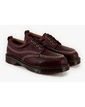 Dr. Martens Derbies Lowell En Cuir - Marron