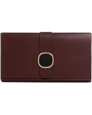 La Réserve Pochette en cuir Blair - Violet