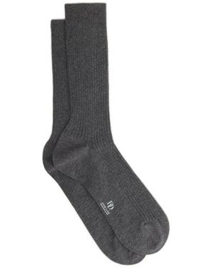 Doré Doré Chaussettes En Coton - Gris