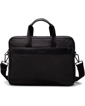 Calvin Klein Porte-documents en nylon - Noir