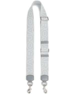 Marc Jacobs Bandoulière The Outline Logo Webbing Strap - Blanc