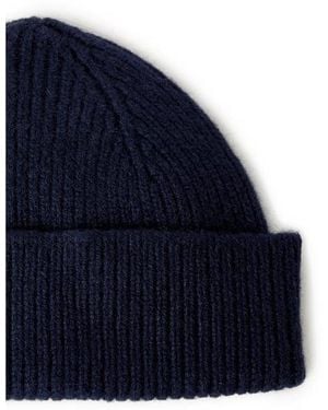 MACKIE Beanie En Laine Et Angora - Bleu