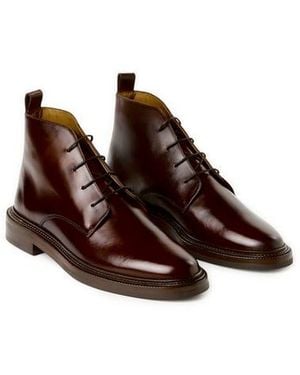 Bobbies Bottines En Cuir - Marron