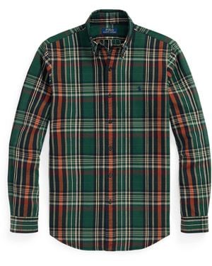 Polo Ralph Lauren Chemise à carreaux en coton - Vert
