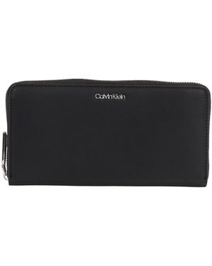 Calvin Klein Portefeuille zippé - Noir