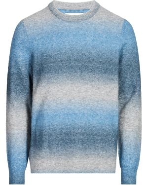Samsøe & Samsøe Pull col rond en laine mélangée - Bleu