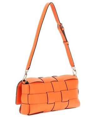 Guess Sac À Main Maylee Tressé - Orange