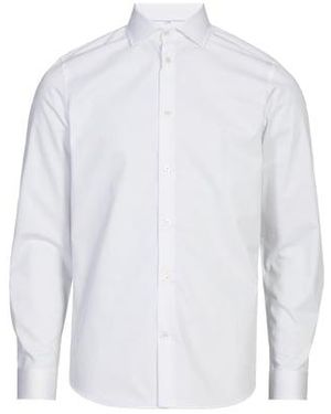 AU PRINTEMPS PARIS Chemise Slim En Coton - Blanc