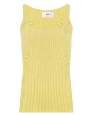 CAES Top Débardeur Côtelé - Noir