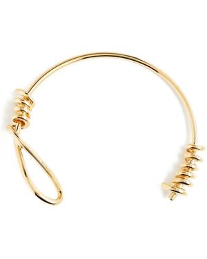 Givenchy Collier Twisted en métal - Blanc