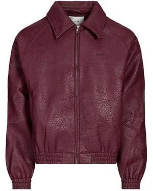 Arte' Blouson Ample À Col Classique - Violet