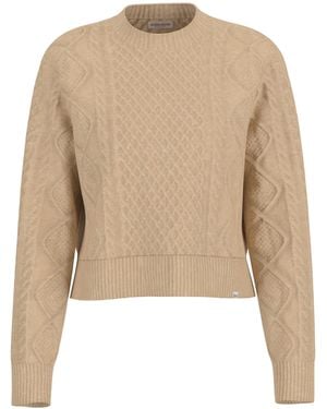 Guess Pull droit en coton mélangé - Neutre