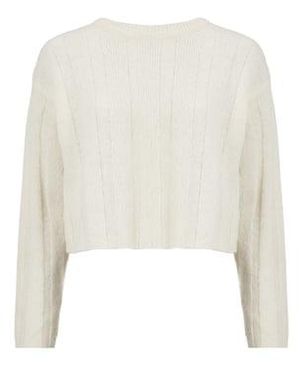 SAISON 1865 Pull Taylory En Laine - Blanc