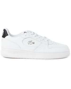 Lacoste Baskets en cuir mélangé - Blanc