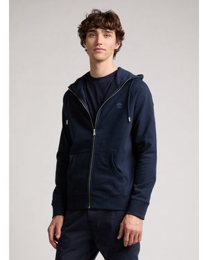Timberland Sweat droit en coton mélangé - Bleu