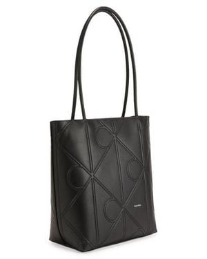 Calvin Klein Sac Cabas Monogrammes - Noir