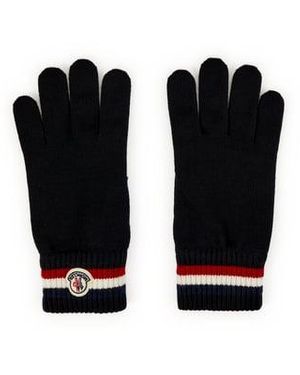 Moncler Gants En Laine Viegre - Noir