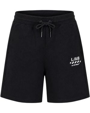 Off-White c/o Virgil Abloh Diag Open Hem Jogger Shorts - Blue
