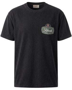 Rhude Desert Crest Tee Vtg - Black