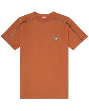 DIESEL T Norm Fl T Shirt Soil - Orange