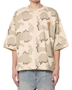 LLC Oversize Ss Tee Reflective Camo - Natural