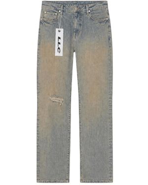 LLC Skinny Boot Dirty Rip - Gray