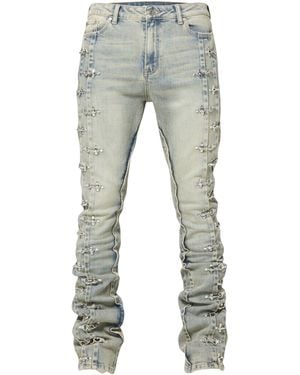 GUAPI Vintage Aviation Clasp Denim - Blue