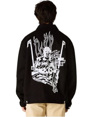 Warren Lotas Masked Demon Work Jacket - Black