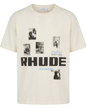 Rhude Winter 91 Rallye Tee Vintage Wht - White