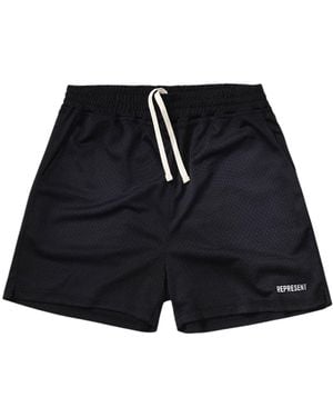 Represent Mlm100492-02 Mesh Shorts Washed - Blue
