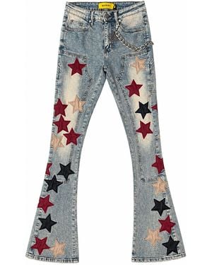 GUAPI Wine Vintage Stars Denim - Blue