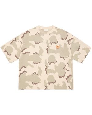 LLC Oversize Ss Tee Reflective Camo - Natural