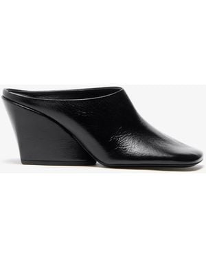 Proenza Schouler Slant Mules - Black