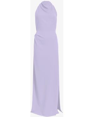 Proenza Schouler Faye Backless Twist Back Dress - Purple