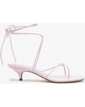 Proenza Schouler Slash Tie Sandals - White