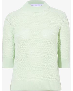 Proenza Schouler Nicola Knit Sweater - Green