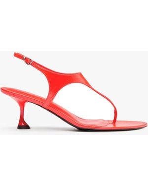 Proenza Schouler Tee Thong Sandals - Red