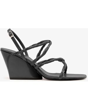 Proenza Schouler Twist Slant Sandals - Black
