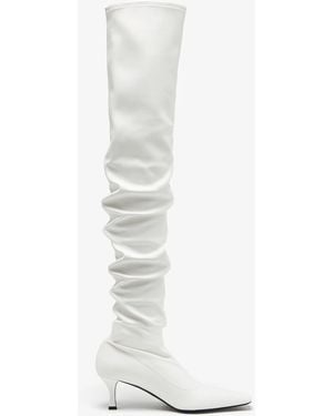 Proenza Schouler Trap Over The Knee Boots - White