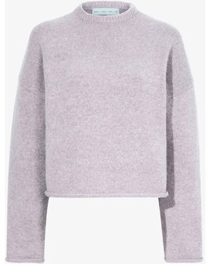 Proenza Schouler Tara Knit Sweater - Purple