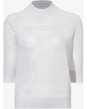 Proenza Schouler Nicola Knit Sweater - White