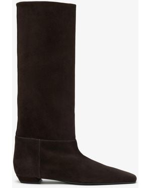 Proenza Schouler Trap Flat Boots - Black