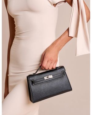 Public Desire The Kimberely Top Handle Structured Bag Black - Multicolour