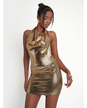 green emerald velvet dress Ladivine CD0176 Prom Dress - Champagne/Gold
