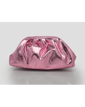 Public Desire The Project Metallic Pink Clutch Bag