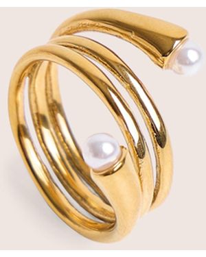 Public Desire Stacked Abstract Ring - Natural